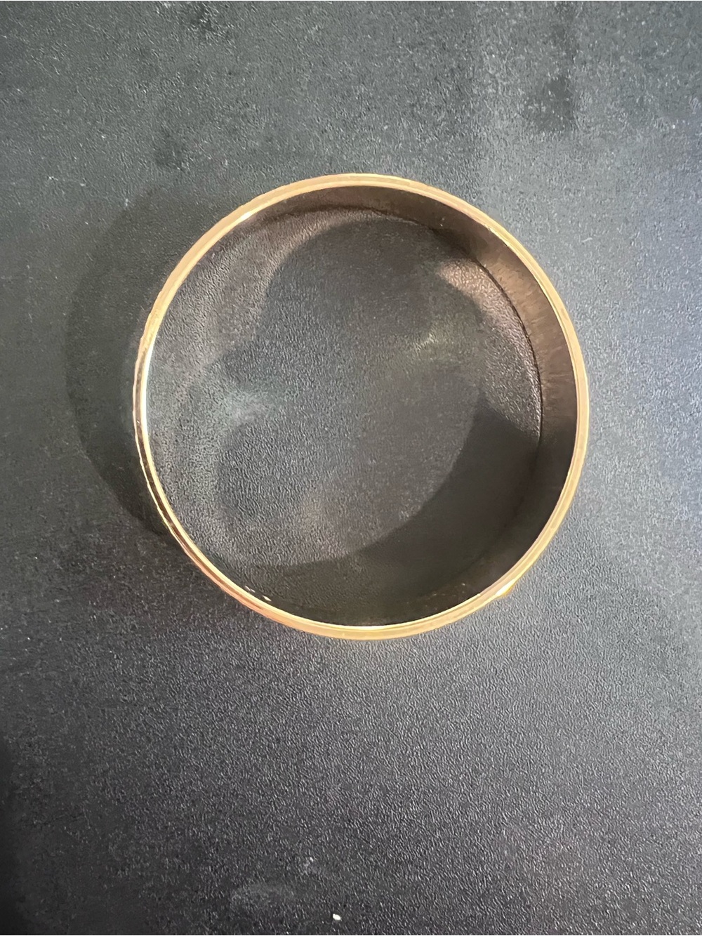 Monet Gold-Tone Textured Carved Bangle Bracelet - Picture 2 of 4